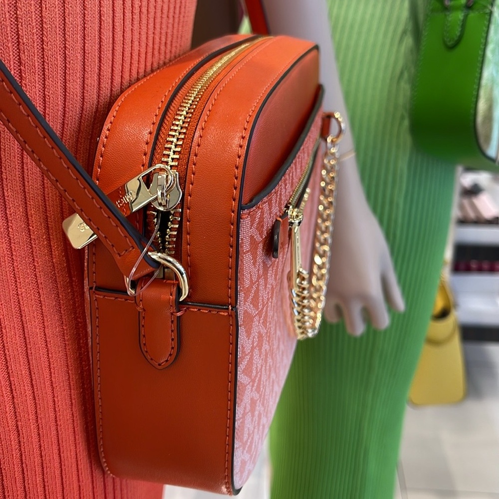 Michael Kors Jet Set Large East West Ombré Signature Logo Crossbody Bag
Red Clay - Picture 3 of 16